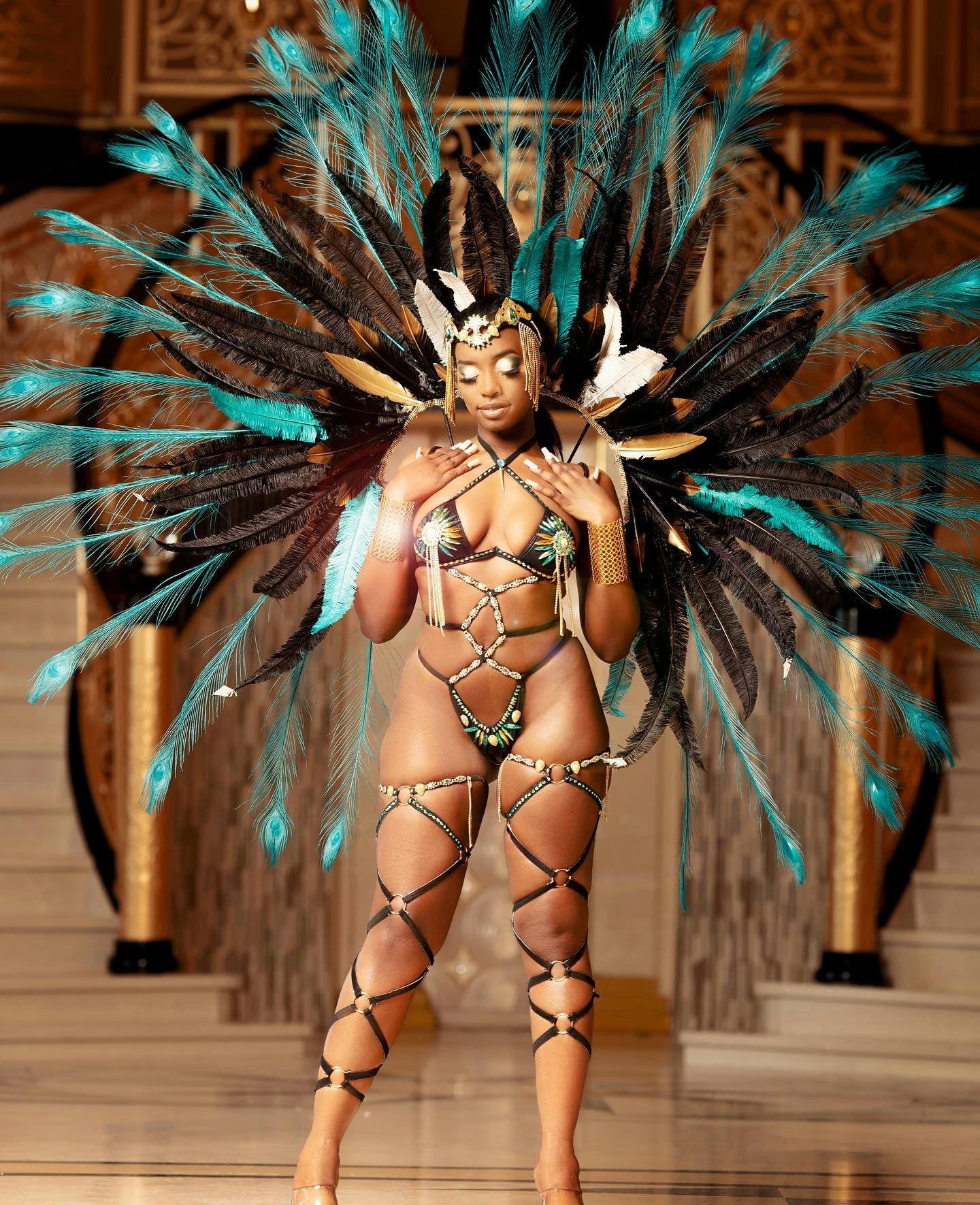 Carnival Costume Caribana Ancient Greece Midline